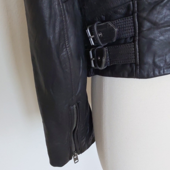 Leather Moto Jacket Lucky Brand - Picture 8 of 9